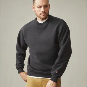 NEW American Giant Unisex American Vintage Crew Sweatshirt Washed Black Size XL